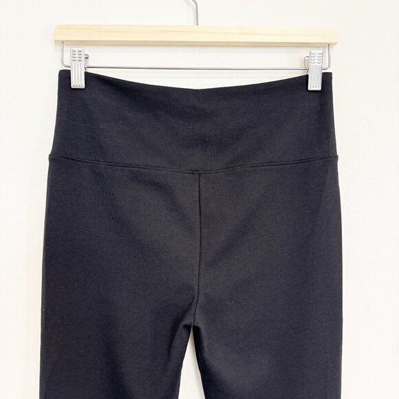 Spanx Faux Leather Front Ponte Knit High Rise Leggings Contemporary Black Large - Picture 8 of 10